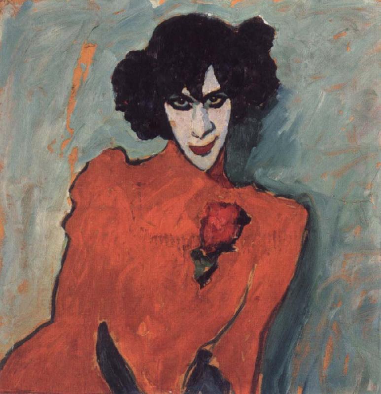 Alexei Jawlensky Portrait of the Dancer Alexander Sakharov